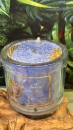 💙 ZARYA Duftkerze Drittes Auge (Ajna) mit Bergkristall & Holzdocht – Handgefertigte Chakra-Kerze | Nurse Soul Angel – Bild 2